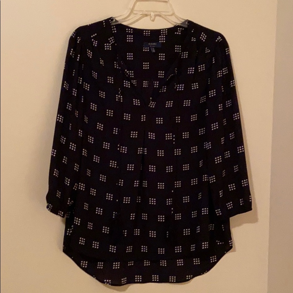 KAARI Blue Blouse